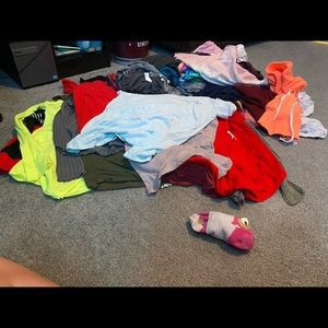 A whole lot of different shirts